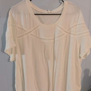 Cream Colored Maurice’s Tee 2X NWT